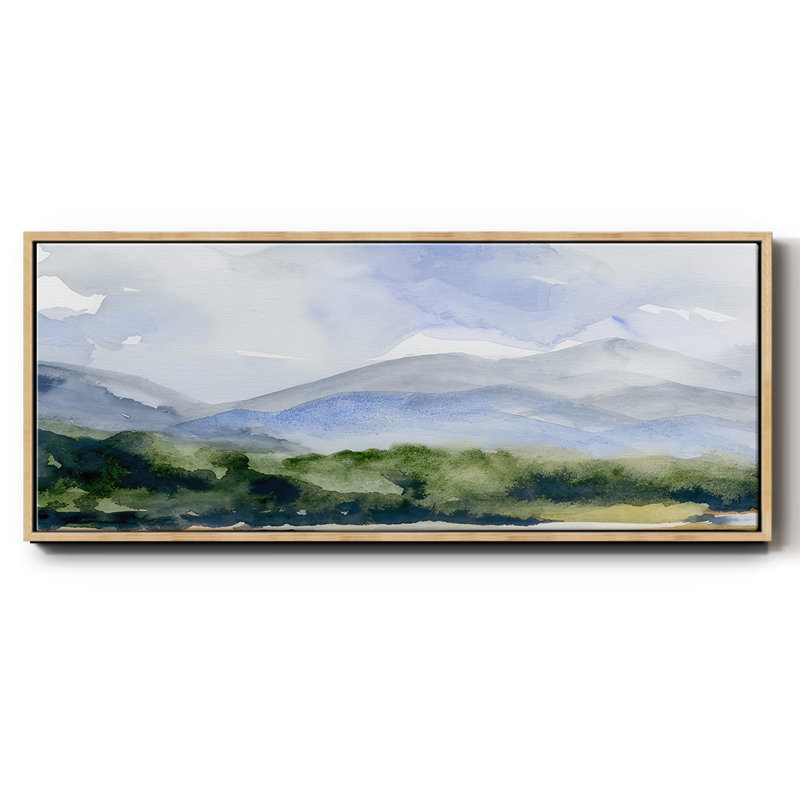 Blue Ridge II - toile encadrée, H 20 po x l 50 po