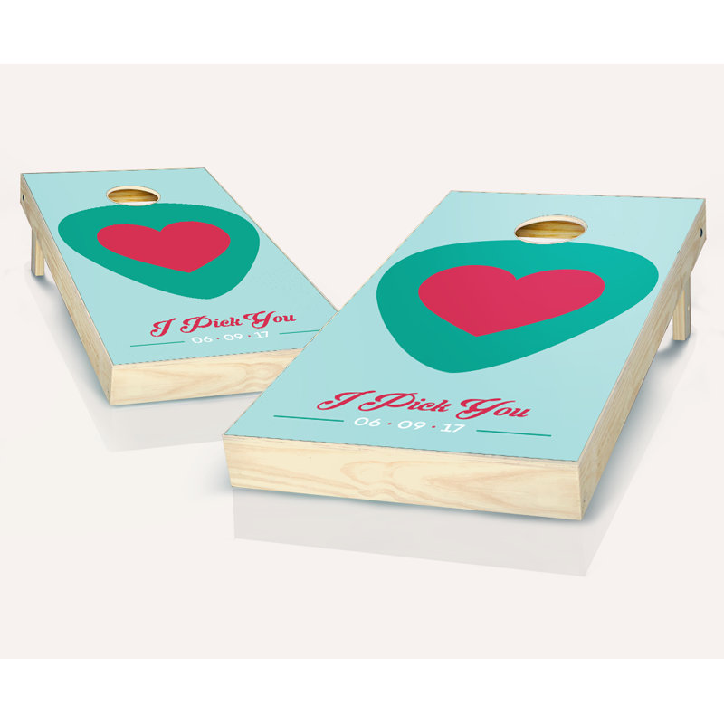 Ensemble de cornhole 2 'x 4' avec sacs