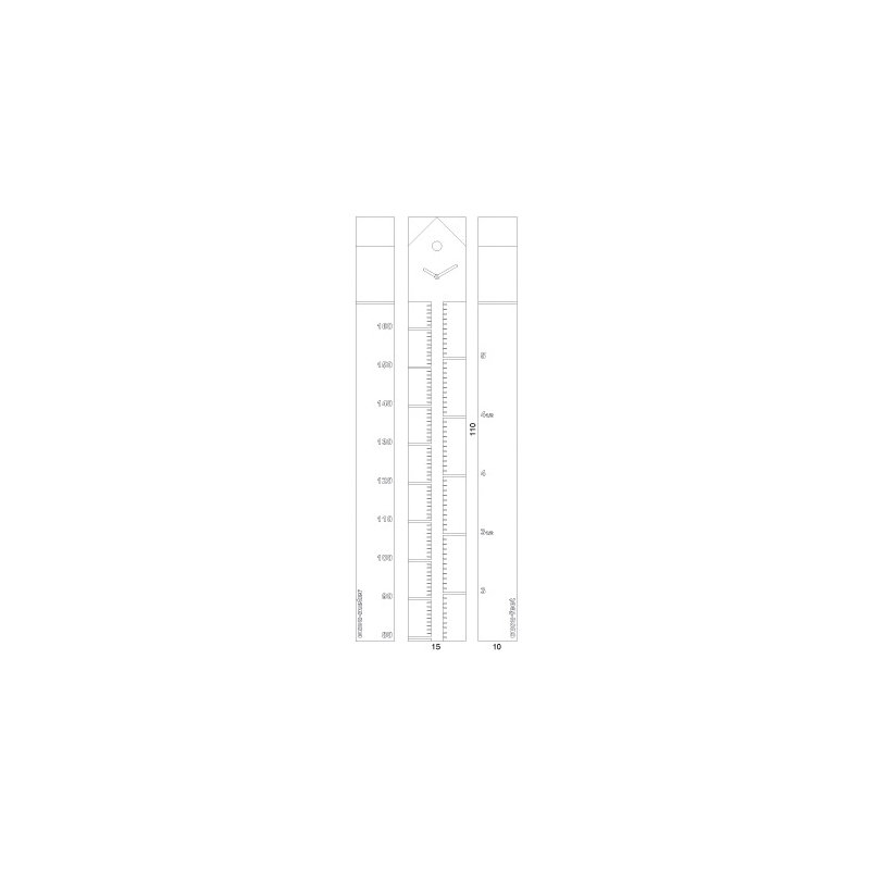 Étienne Wood Wall Clock, Tan