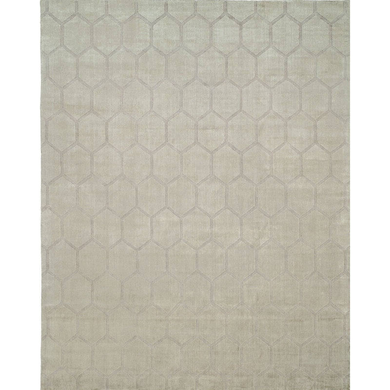 Hand Loomed Geometric Indoor Rug, Rectangle 12' x 15'