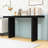 Console Table with Unique Side Design-1764943343