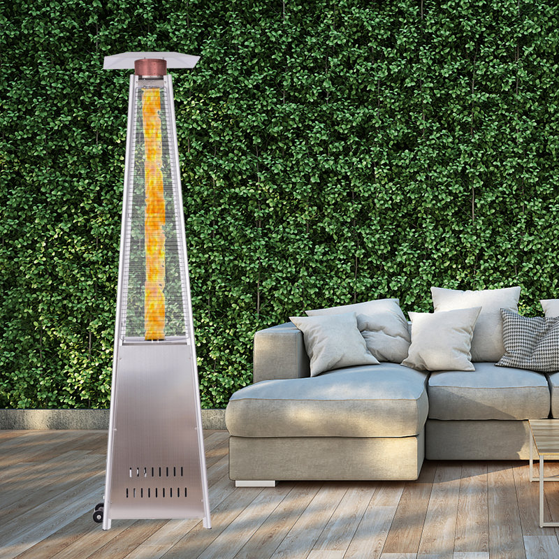 Chauffe-terrasse d'extérieur au propane 46 000 BTU