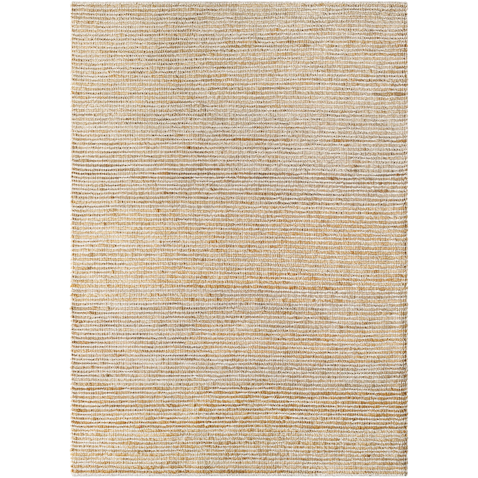 Hayes Handmade Beige Rug, Rectangle 2' x 3'