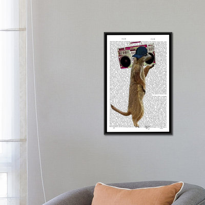« ghetto blaster », impression sur toile tendue