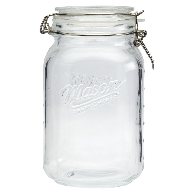 Vintage Storage Jars Glass Mason Jar - Set of 1