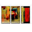 Ensemble de 3 reproductions cubiques sur toile cubique-1140259925-1140259924