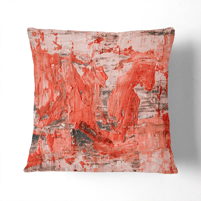 Abstract Square Throw Cushion, 55 x 55 cm