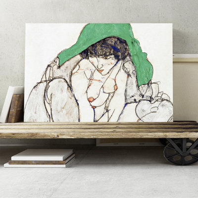 Egon Schiele - Wrapped Canvas Painting