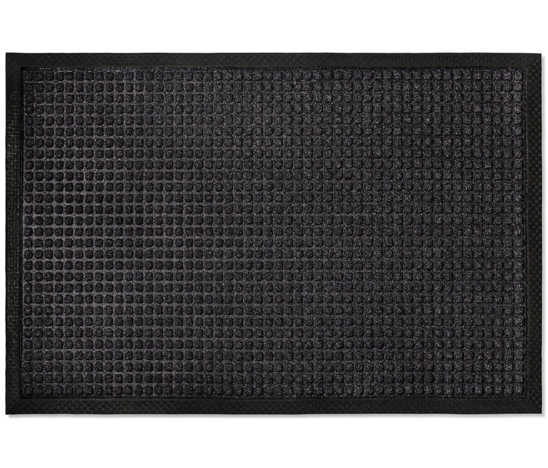 Zoeey Commercial Non-Slip Outdoor Door Mat, 36" W x 60" L, Black