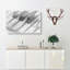Keyboard Keys In Abstract - Wrapped Canvas-55309595