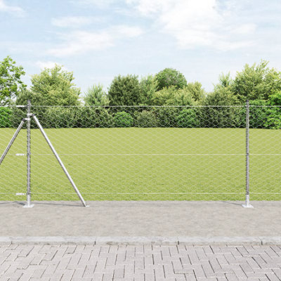 Hexagon Fence Galvanised Steel