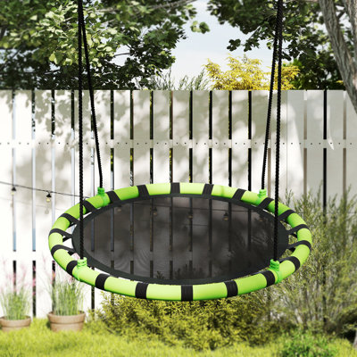HOMCOM Metal Swing Seat with Chains