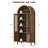 71'' Tall Arched Storage Display Cabinet-114229064