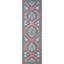 Vintage Glory Hand Hooked Wool Rug in Blue/Faded Red/Cream-73065269