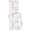 Bowman Freestanding Linen Cabinet