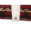 Tapis rouge en laine noué à la main de conception unique 4 pi 10 po x 9 pi 8 po New Age