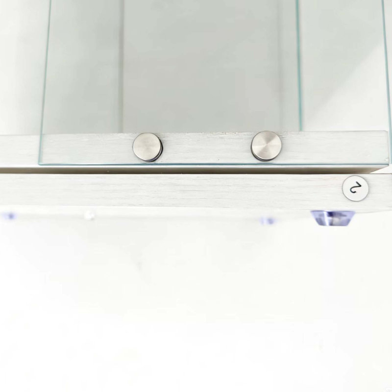 Rotatable Three-Layer Display Cabinet with Remote-Controlled Lighting