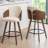 Ljubka Faux Leather Swivel Stools-955613848-1004436060