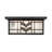 Monaca Glass Flush Mount