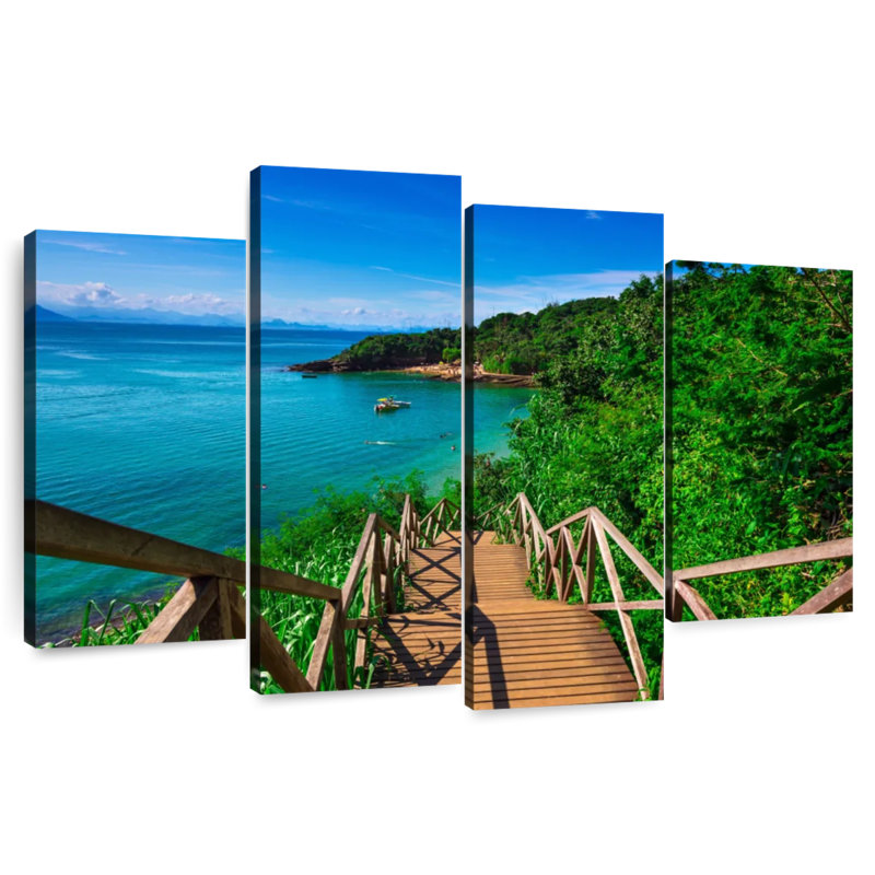 Azeda Beach Walkway, 48" H x 75" W