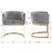 Modern Barrel Dining Chair With Backrest And Armrests Side Chair For Dining Room, Parlor And Balcony-75174709-75174707