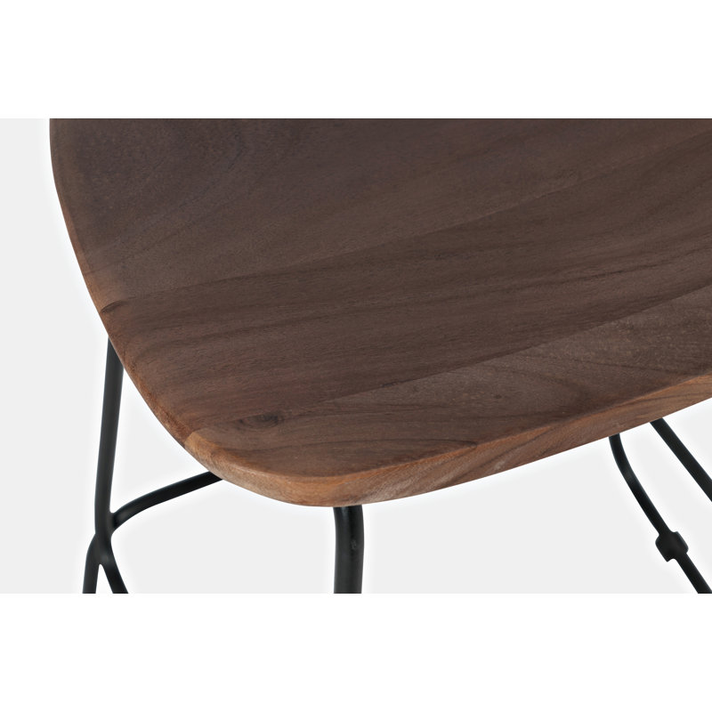 Gordonsville Counter Stool with Metal Frame, Slate