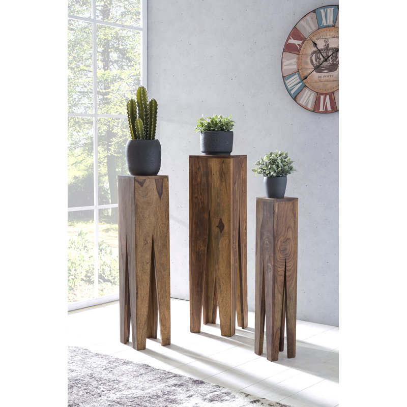 Kada Plant Stand - Set of 3, Sheesham