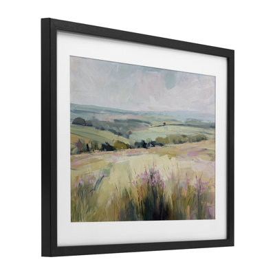 «Summer Meadow Viewpoint», impression sous verre, conception de Svetlana Aleynikova