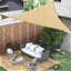 Auvent 13 'x 20' gris. Protège la terrasse, le patio et la cour. Blocage. Avec et corde. Solution extérieure grise. . Pour avec outils d'installation-226218336