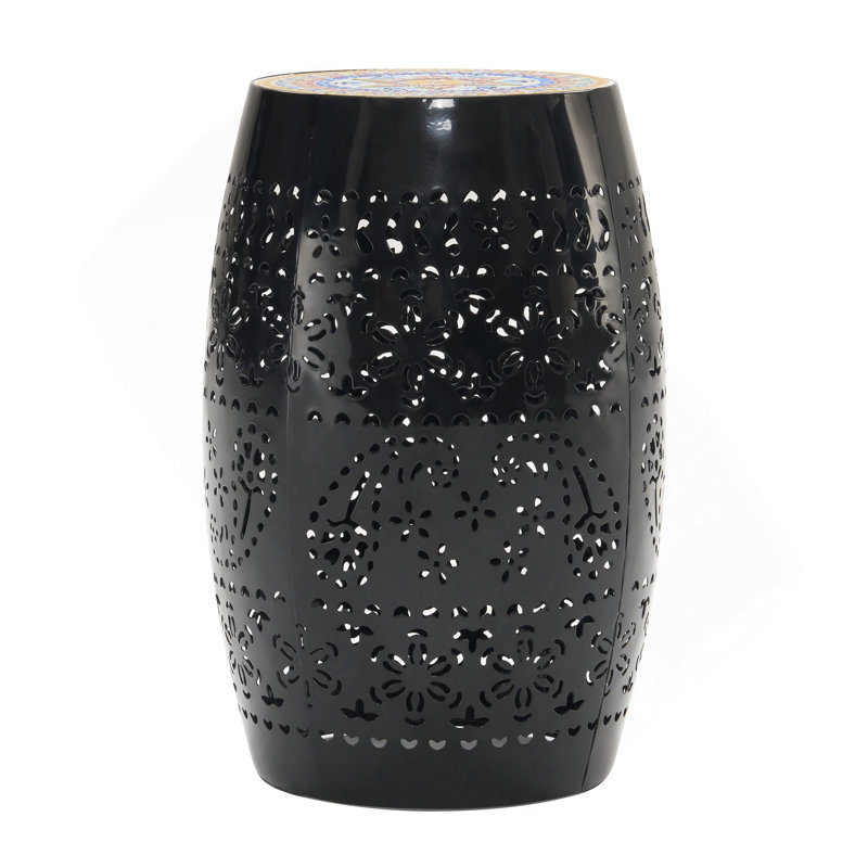 RUBY12" SIDE TABLE -BLACK