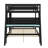 Multi-Functional Gaming Bunk Bed Built-In Dual Desk, USB Ports And Pegboard Storage-100276999