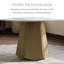 Table de salle à manger ronde 59,08 "avec table en pierre frittée, grande table de cuisine avec base en acier au carbone Polygonal