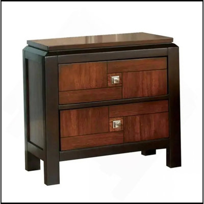 Table de chevet acacia noyer 1pc seulement