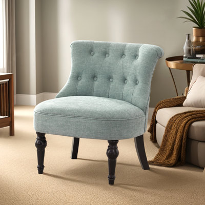Upholstered Chenille Side Chair