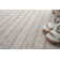 Nova Striped Area Rug in Natural Beige