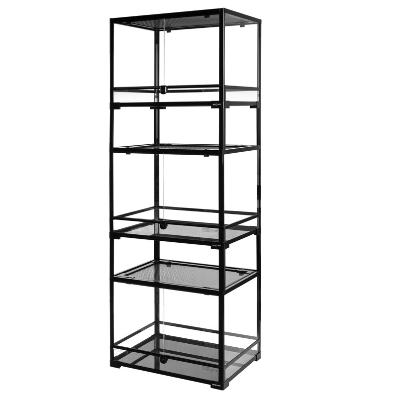 23.6 in. x 17.7 in. x 69 in. Glass Reptile Terrarium