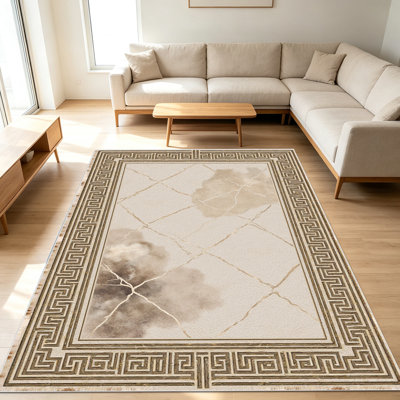 Tapis à motif classique 1PC pour le salon, doux et confortable, convient à toutes les saisons, facile à entretenir, tapis de sol intérieur lavable à la machine, convient pour la chambre à coucher, la salle à manger, le couloir, le bureau, le patio, la décoration intérieure, la décoration extérieure.