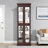 Lighted Glass Curio Display Cabinet-2098246357