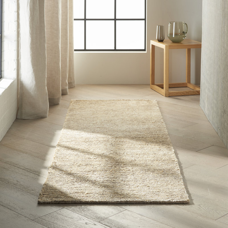 Tapis de zone beige calvin klein home handwoven à tissage plat Mesa, Tapis de couloir 2 pi 3 po x 7 pi 5 po