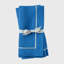 Silver trim dinner napkins-514163961