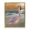 Cadre flottant Coastal Beach Flamingo, design par Matthew Piotrowicz