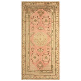 Antique East Turkestan Khotan Wide Gallery Size Wool Rug