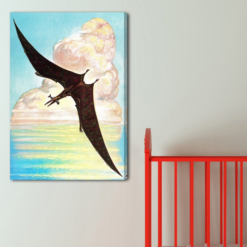 « pterodactyl », reproduction de peinture à l’acrylique sur toile tendue