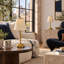 Lampe de table de style transitionnel à intensité variable, 1 lumière, avec tissu texturé et forme conique, idéale pour les chambres de location de vacances haut de gamme (lot de 2).-947897357