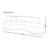 Simple Light Luxury Grey Curved Sofa