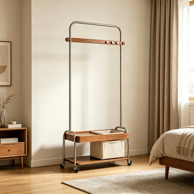Portemanteau Modern, Walnut