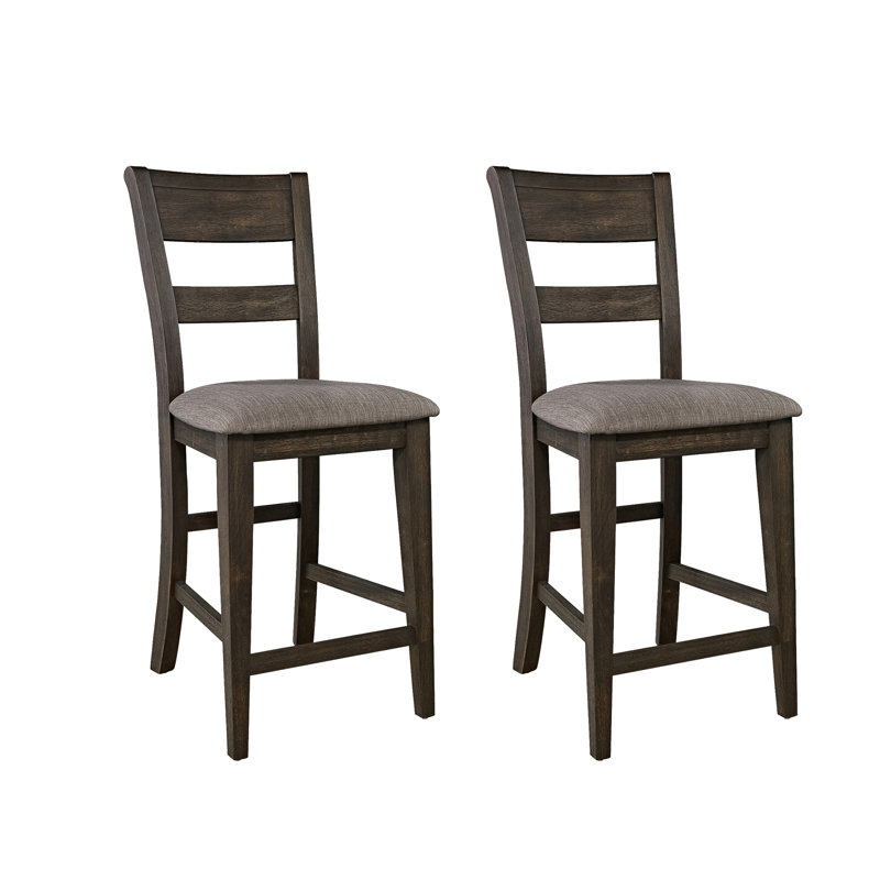 Tabouret de comptoir rembourré Reber