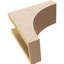 Bois de cèdre brut StockportThane Corbel, apprêté brun clair Stockport-88291816