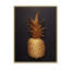 Fruits tropicaux peints en or sur fond noir III - reproduction sur toile-67235957-67235969