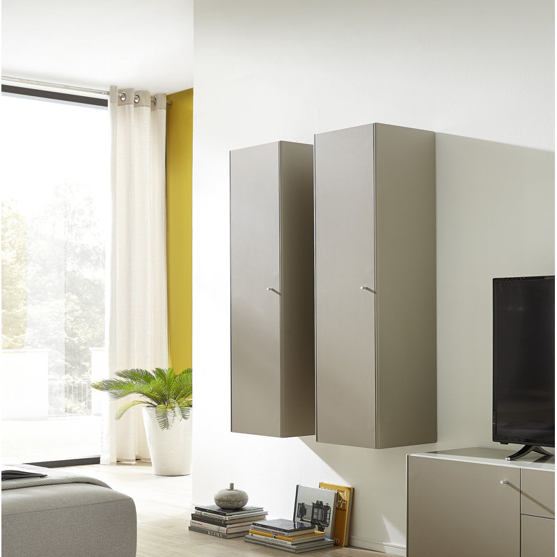 Aadesh Display Cabinet, Grey